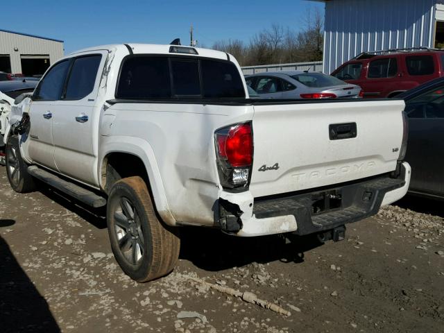 3TMGZ5AN5GM026550 - 2016 TOYOTA TACOMA DOU WHITE photo 3