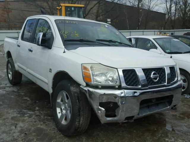 1N6AA07BX4N573597 - 2004 NISSAN TITAN XE WHITE photo 1