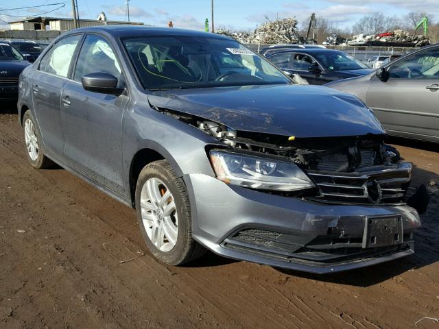 3VW2B7AJ0HM251674 - 2017 VOLKSWAGEN JETTA S GRAY photo 1