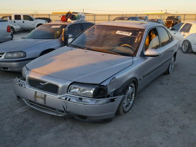 YV1TS94D211188485 - 2001 VOLVO S80 GRAY photo 2