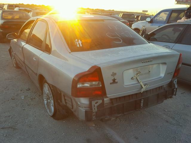 YV1TS94D211188485 - 2001 VOLVO S80 GRAY photo 3