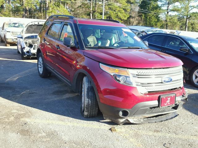 1FM5K7B81FGA38859 - 2015 FORD EXPLORER RED photo 1