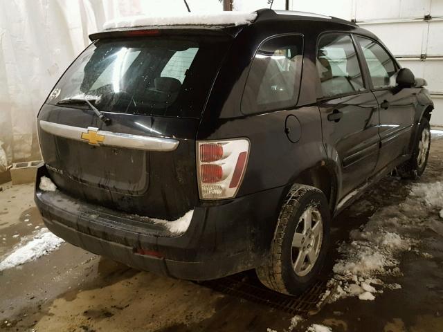 2CNDL13F176055777 - 2007 CHEVROLET EQUINOX LS BLACK photo 4