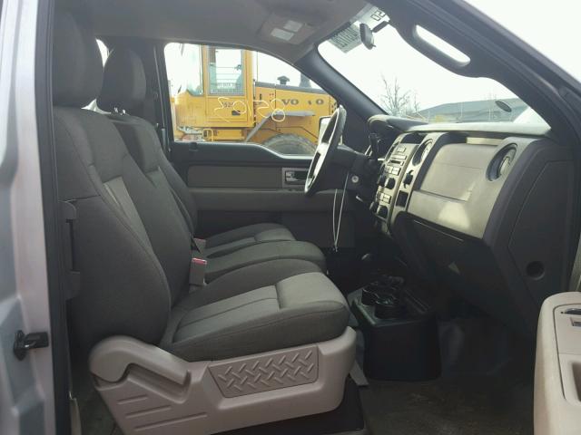 1FTRX14W79FA89650 - 2009 FORD F150 SUPER SILVER photo 5