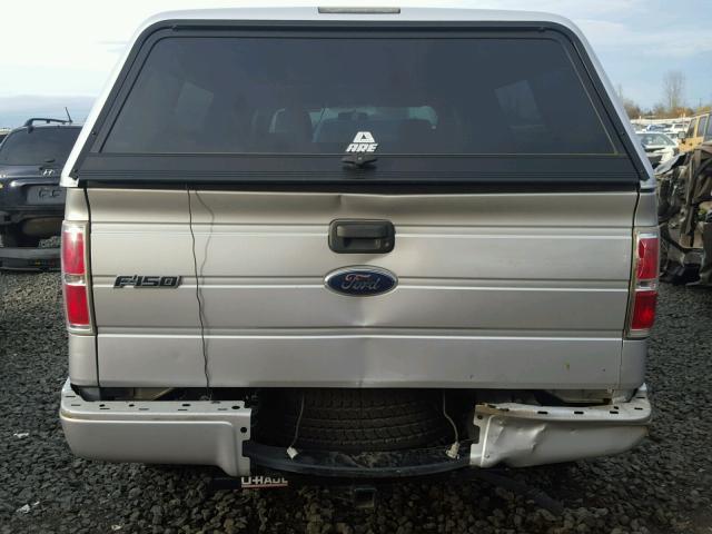 1FTRX14W79FA89650 - 2009 FORD F150 SUPER SILVER photo 9