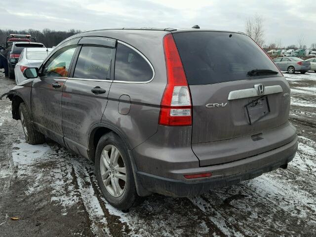 5J6RE4H58BL073189 - 2011 HONDA CR-V EX TAN photo 3