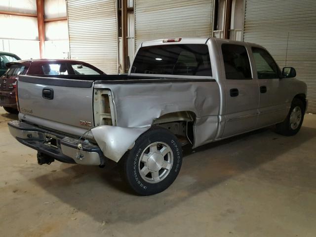 2GTEC13T751287762 - 2005 GMC NEW SIERRA GRAY photo 4