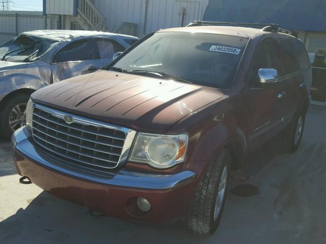 1A8HW58287F509158 - 2007 CHRYSLER ASPEN BURGUNDY photo 2