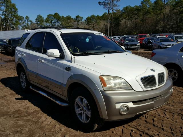 KNDJD733045207133 - 2004 KIA SORENTO EX WHITE photo 1