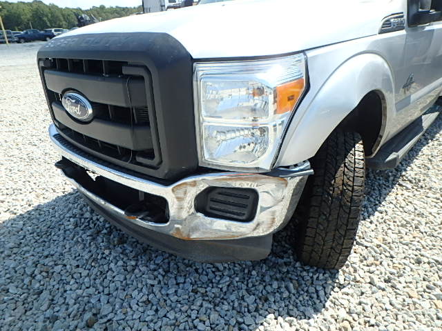 1FTBW3DT1BEB44900 - 2011 FORD F350 SILVER photo 10