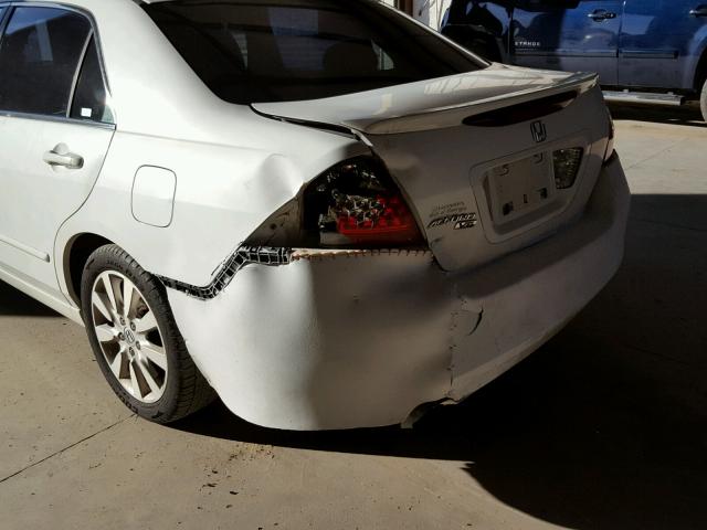 1HGCM66526A069896 - 2006 HONDA ACCORD EX WHITE photo 9