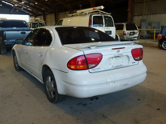 1G3NL52T3YC330288 - 2000 OLDSMOBILE ALERO GL WHITE photo 3