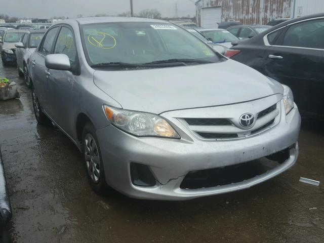 2T1BU4EE6BC705371 - 2011 TOYOTA COROLLA BA SILVER photo 1