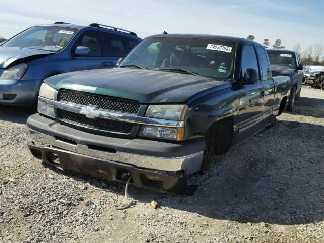 2GCEC19T531376685 - 2003 CHEVROLET SILVERADO GREEN photo 2