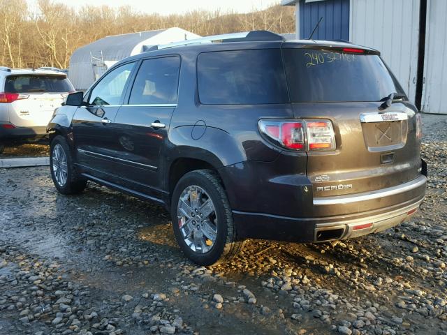 1GKKVTKD6EJ176374 - 2014 GMC ACADIA DEN BLACK photo 3