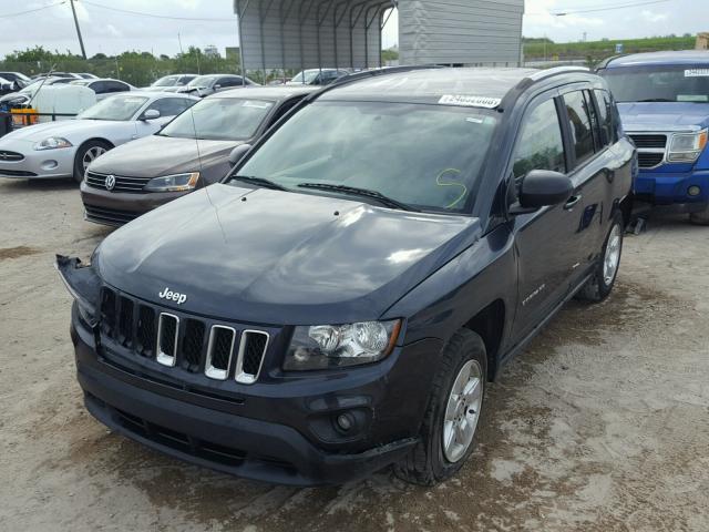 1C4NJCBA8ED772465 - 2014 JEEP COMPASS SP BLACK photo 2