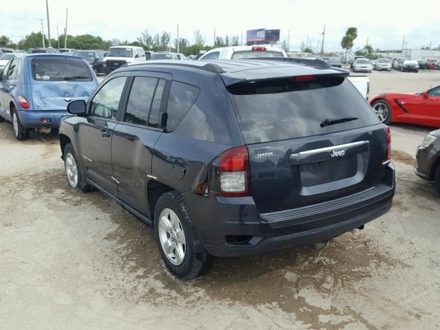 1C4NJCBA8ED772465 - 2014 JEEP COMPASS SP BLACK photo 3