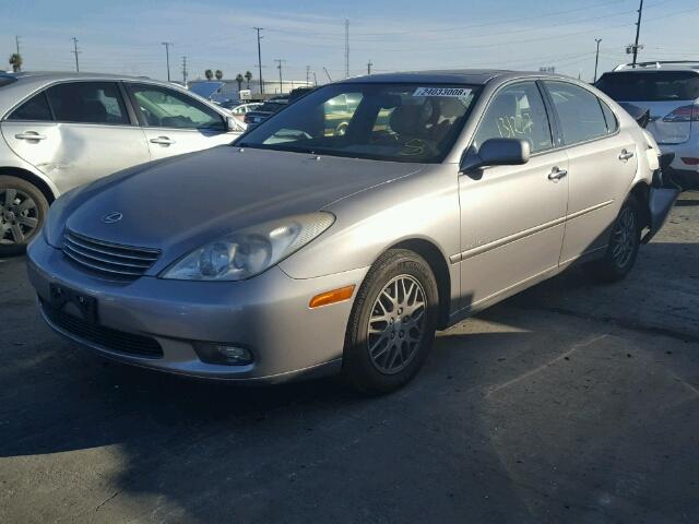 JTHBA30G545035189 - 2004 LEXUS ES 330 GRAY photo 2