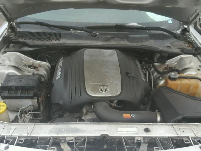 2B3KA53H87H789803 - 2007 DODGE CHARGER R/ SILVER photo 7