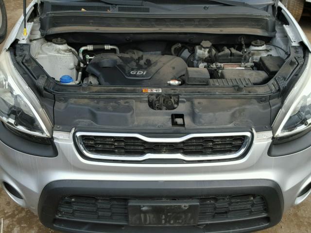 KNDJT2A53C7400874 - 2012 KIA SOUL SILVER photo 7