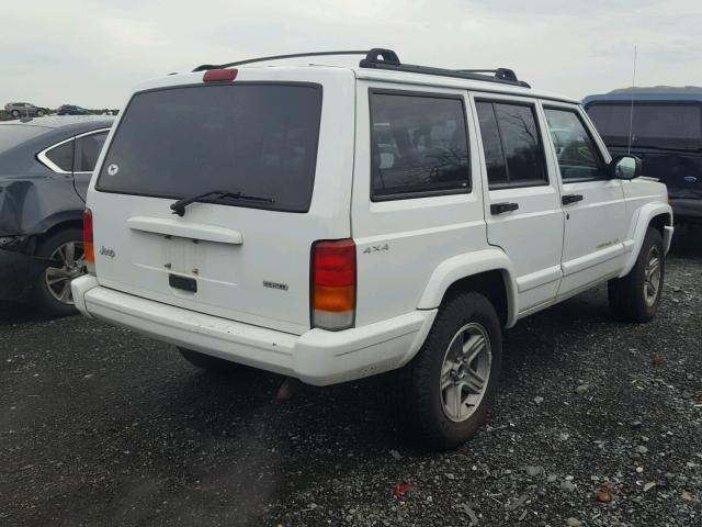 1J4FF58S7YL225600 - 2000 JEEP CHEROKEE C WHITE photo 4