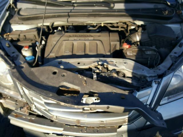 5FNRL38768B097848 - 2008 HONDA ODYSSEY EX SILVER photo 7