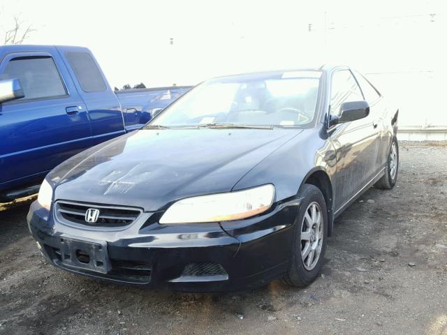 1HGCG32032A028302 - 2002 HONDA ACCORD SE BLACK photo 2