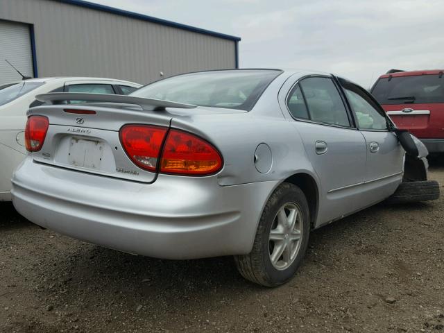 1G3NL52F34C139796 - 2004 OLDSMOBILE ALERO GL SILVER photo 4