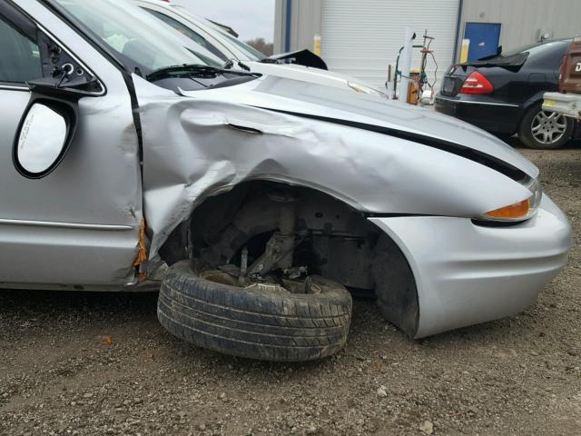 1G3NL52F34C139796 - 2004 OLDSMOBILE ALERO GL SILVER photo 9