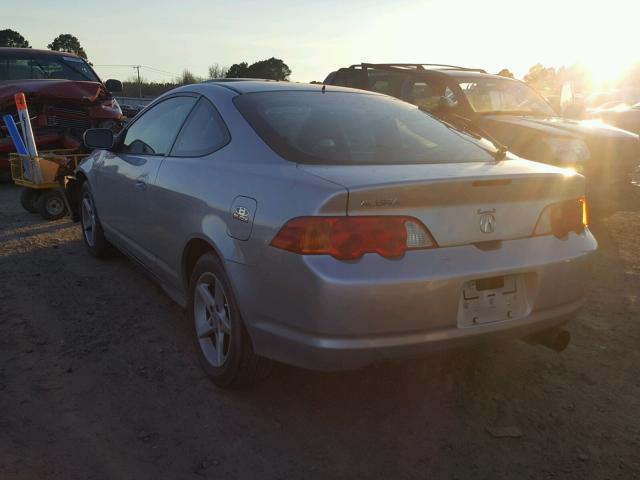 JH4DC54852C037681 - 2002 ACURA RSX SILVER photo 3