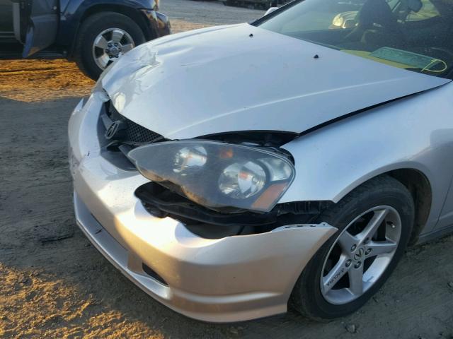 JH4DC54852C037681 - 2002 ACURA RSX SILVER photo 9