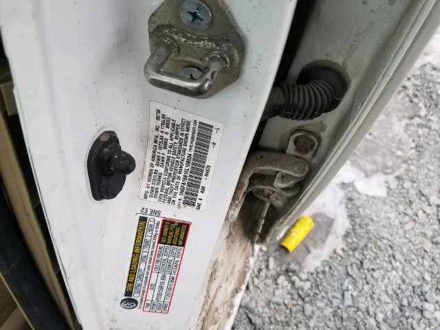 1HGFA16816L108534 - 2006 HONDA CIVIC EX თეთრი ფოტო 10