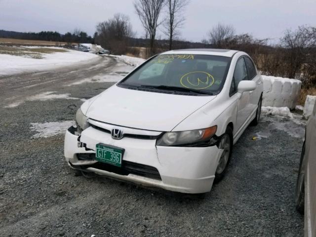 1HGFA16816L108534 - 2006 HONDA CIVIC EX თეთრი ფოტო 2