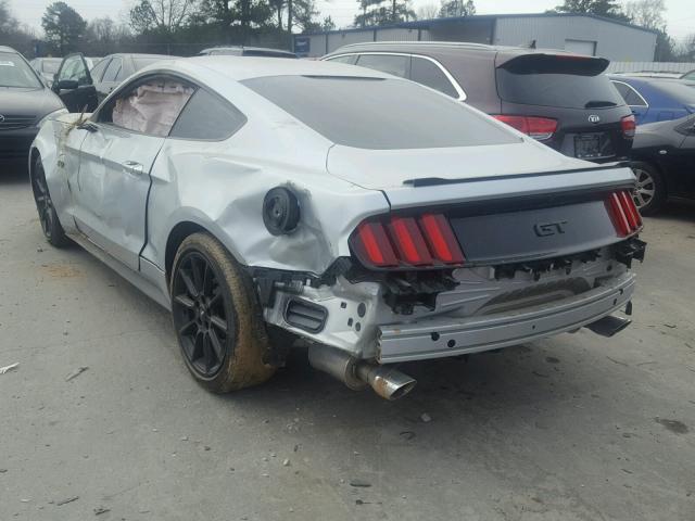1FA6P8CF6G5227894 - 2016 FORD MUSTANG GT SILVER photo 3