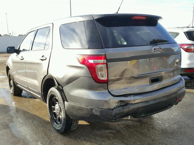 1FM5K8AR0FGA04198 - 2015 FORD EXPLORER P GRAY photo 3