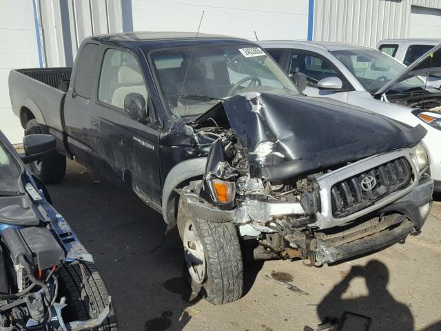 5TEWN72N01Z840889 - 2001 TOYOTA TACOMA XTR BLACK photo 1