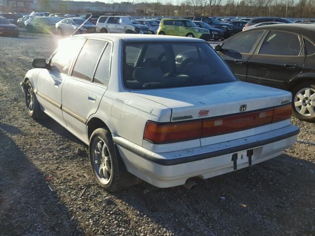 1HGED3658ML017844 - 1991 HONDA CIVIC LX WHITE photo 3