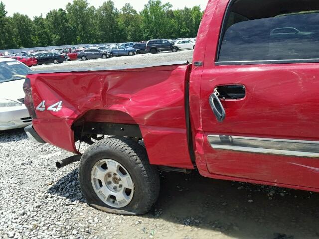 2GCEK13Z361337100 - 2006 CHEVROLET SILVERADO RED photo 10