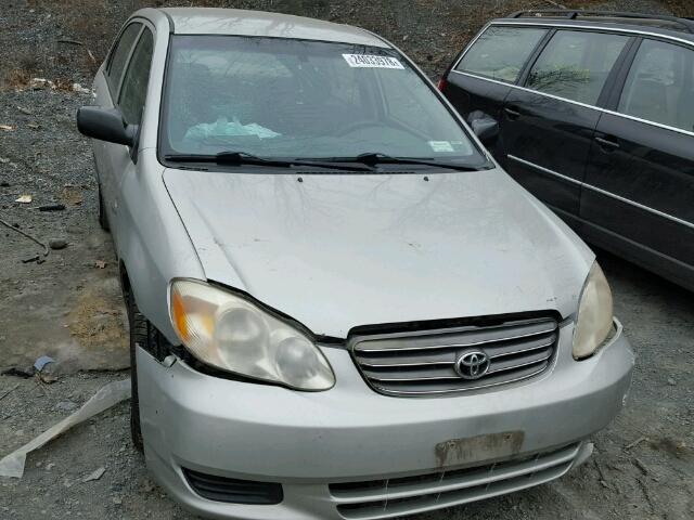 2T1BR32E04C235132 - 2004 TOYOTA COROLLA CE SILVER photo 1