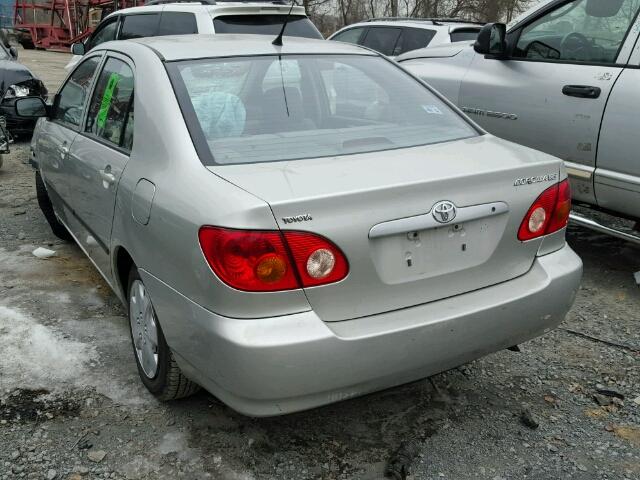 2T1BR32E04C235132 - 2004 TOYOTA COROLLA CE SILVER photo 3