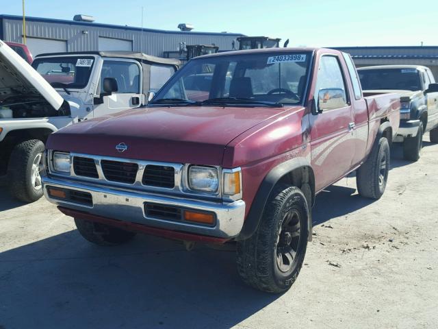 1N6SD16YXVC413224 - 1997 NISSAN TRUCK KING RED photo 2