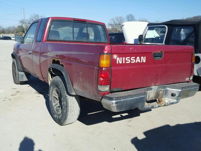 1N6SD16YXVC413224 - 1997 NISSAN TRUCK KING RED photo 3