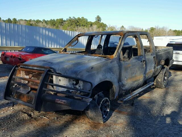 1FTNW21P64ED75184 - 2004 FORD F250 SUPER BURN photo 2