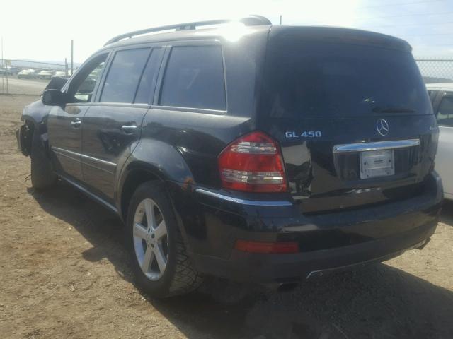 4JGBF71E47A124508 - 2007 MERCEDES-BENZ GL 450 4MA BLACK photo 3