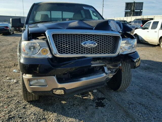 1FTPW14584KC68796 - 2004 FORD F150 SUPER BLACK photo 9