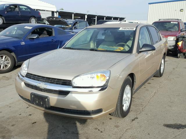 1G1ZT54875F216601 - 2005 CHEVROLET MALIBU LS 金色 照片 2