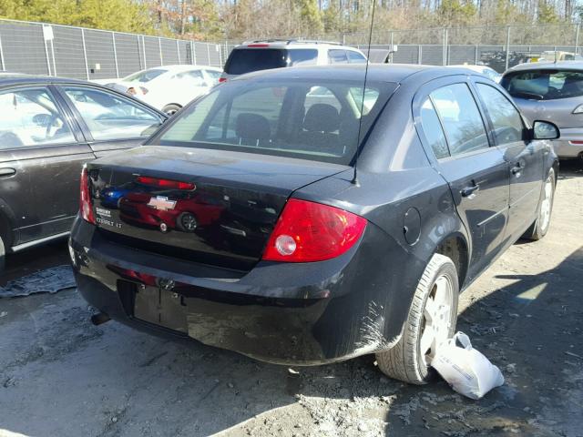 1G1AF5F59A7202310 - 2010 CHEVROLET COBALT 2LT BLACK photo 4