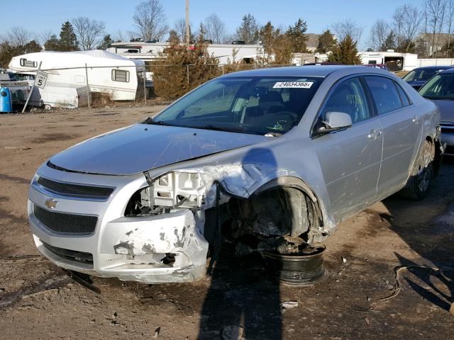 1G1ZC5EB6A4132835 - 2010 CHEVROLET MALIBU 1LT 银色 照片 2