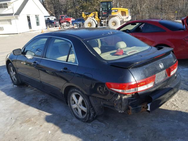 1HGCM56603A122397 - 2003 HONDA ACCORD EX BLACK photo 3