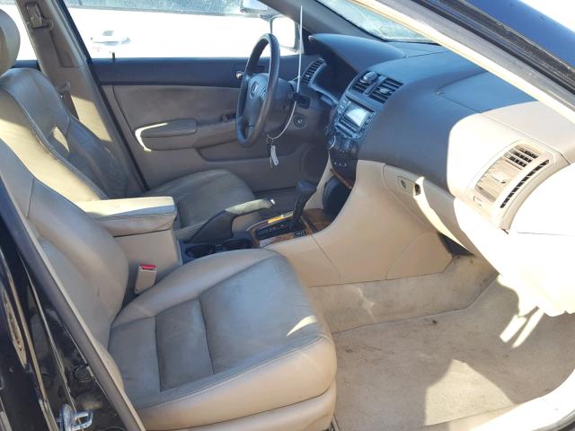 1HGCM56603A122397 - 2003 HONDA ACCORD EX BLACK photo 5